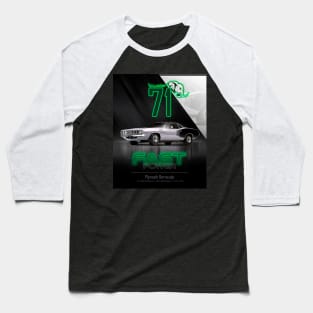 Plymouth Cuda 1971 Baseball T-Shirt